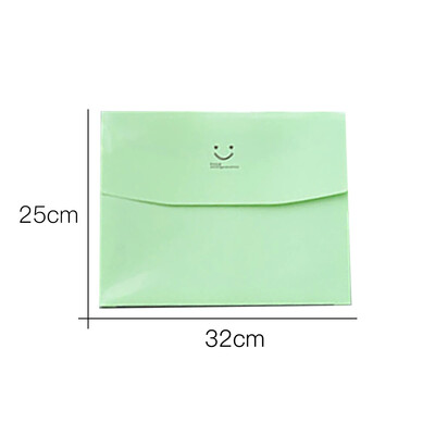 1 τεμ. Τσάντα φακέλου τσέπης χρώματος καραμέλα Α4 Τσάντα εγγράφων μεγάλης χωρητικότητας Φάκελοι αρχείου με κουμπιά κουμπιού τσάντες αποθήκευσης σχολικών προμηθειών γραφείου