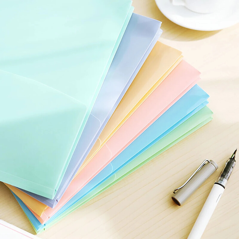 1 τεμ. Τσάντα φακέλου τσέπης χρώματος καραμέλα Α4 Τσάντα εγγράφων μεγάλης χωρητικότητας Φάκελοι αρχείου με κουμπιά κουμπιού τσάντες αποθήκευσης σχολικών προμηθειών γραφείου