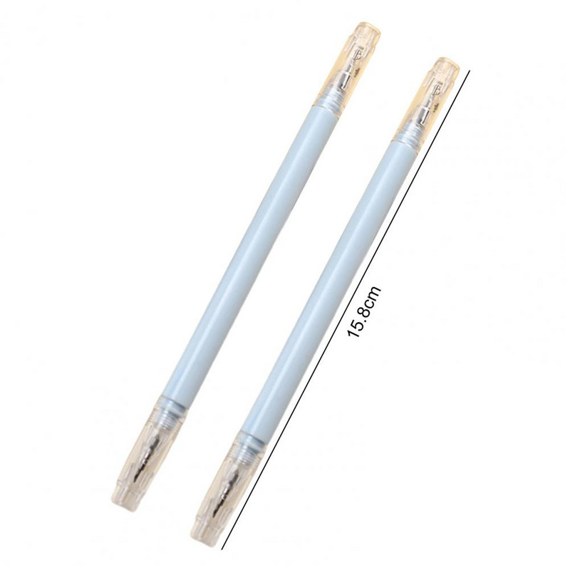 2 τεμάχια/Σετ Διπλής κεφαλής 0,5 χιλιοστά μύτη κοφτερό χαρτί κοπής Στυλό βολφραμίου Steel DIY Χαρτί γραφικής τέχνης Λεύκωμα Craft Cutter Student