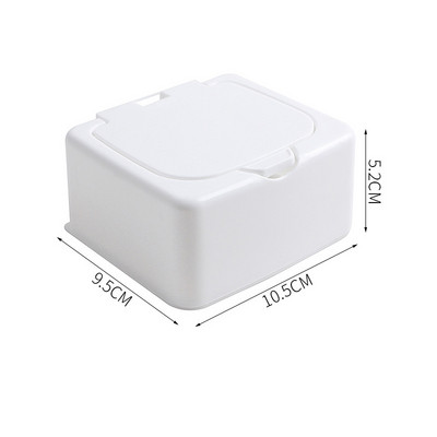 Kreatív pamut tampon rendszerező kis tárgyak besorolása fiók tárolódoboz Felugró ablak Push típusú asztali tárolódoboz