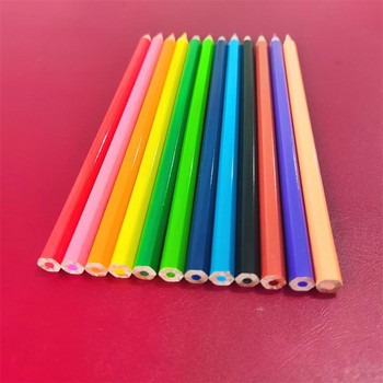 12 бр./компл. 3B първокласни цветни моливи с маслени бои Професионални моливи за рисуване с маслени бои Комплект моливи за рисуване в училище за художествени принадлежности