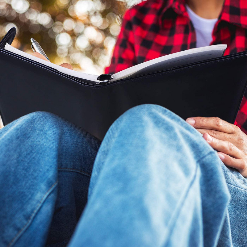 A5 Binder PU Δερμάτινο κάλυμμα 6-ring Notebook Binder for A5 Filler Paper, Refillable A5 Personal Planner Binder with Magnetic