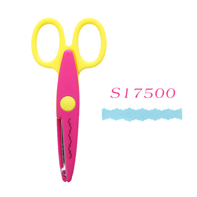 Hullámos mintás olló Kreatív Gyermek papír Kézműves Vágók Kártya Fénykép Kézzel készített barkácseszközök Irodaszerek Iskolai Irodaszerek Ajándék