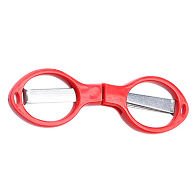 Мултифункционална сгъваема ножица Канцеларски материали Направи си сам инструменти Пластмасова дръжка 8 думи Разтегателни ножици Безопасни ножици от неръждаема стомана за деца