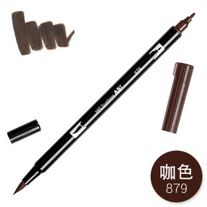 1db TOMBOW AB-T Japan 96 szín dupla fejű ecset toll jelölő szakma vízjelölő tollfestési kellékek