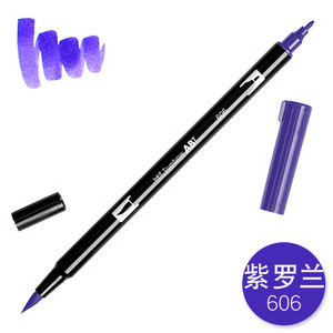 1db TOMBOW AB-T Japan 96 szín dupla fejű ecset toll jelölő szakma vízjelölő tollfestési kellékek