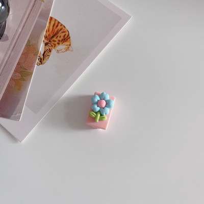 1 tk kaablikaitse armas koomiksifilm 3D lilleline andmekaabel kaitseümbrisega purunemisvastane kaitse kõrvaklappide kaabel Huawei Xiaomi jaoks