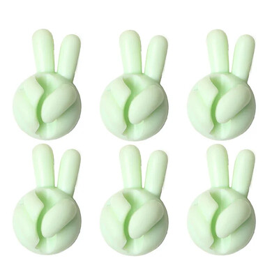 Ujj alakú kábelrögzítő tartó Aranyos töltőkábel kezelő otthoni irodai autós íróasztal Rendezett öntapadó kábeltekercselő rendszer