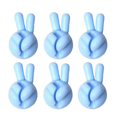 Ujj alakú kábelrögzítő tartó Aranyos töltőkábel kezelő otthoni irodai autós íróasztal Rendezett öntapadó kábeltekercselő rendszer