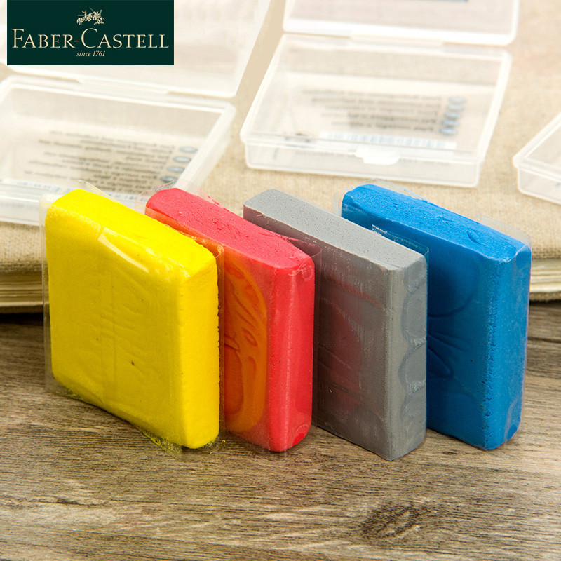 Faber-Castell Plasticity Rubber Soft Art Eraser Wipe Highlight Kneaded Rubber For Art Pianting Design Sketch Eraser Канцеларски материали