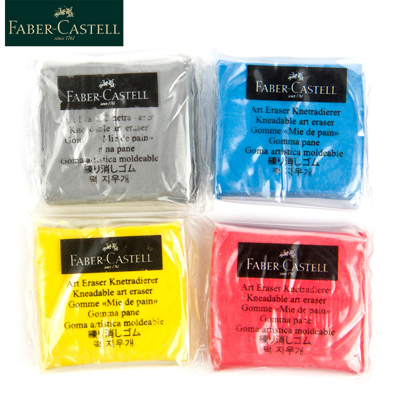 Faber-Castell Plasticity Rubber Soft Art Eraser Wipe Highlight Kneaded Rubber For Art Pianting Design Sketch Eraser Канцеларски материали