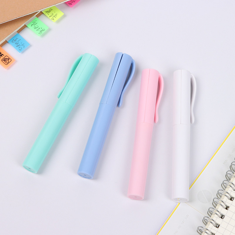 1 gab. Radošās pildspalvas formas šķēres Kawaii daudzfunkcionālās saliekamās šķēres, DIY, pārnēsājamas papīra griešanas mākslas rīks Skolas biroja piederumi