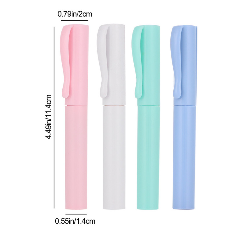 1 gab. Radošās pildspalvas formas šķēres Kawaii daudzfunkcionālās saliekamās šķēres, DIY, pārnēsājamas papīra griešanas mākslas rīks Skolas biroja piederumi