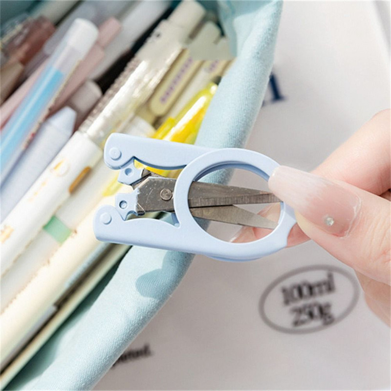 Μίνι Morandi Έγχρωμο Πτυσσόμενο Ψαλίδι Ταξιδίου Φορητό σχέδιο Κόφτης από ανοξείδωτο χάλυβα για σχολικά είδη γραφείου