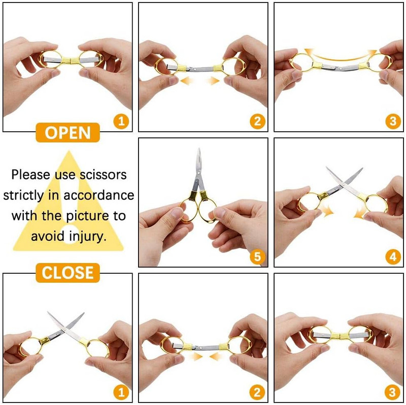 Φορητό Πτυσσόμενο Ψαλίδι Μονόχρωμο Γυαλιά Σχήμα Χαρτοκόφτες Students Diy Εργαλεία Ράψιμο Ράφτης Κόψιμο Ψαλίδι πετονιάς
