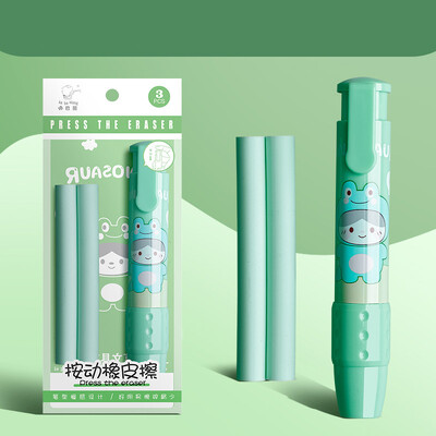 Radír toll Behúzható nyomóceruza Gumi korrekciós kellékek Iskolai írószerek Radírok gyerekeknek Soft Art radírtoll