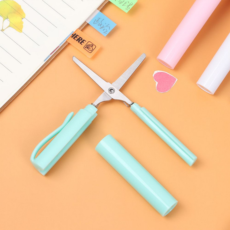 Πολυλειτουργικό Ψαλίδι Creative Pen Shape Scissors Φορητό Χρηματοκιβώτιο Πτυσσόμενο Ψαλίδι Επιστολόχαρτο DIY Χαρτοκοπτικό Εργαλείο Τέχνης Σχολικά Προμήθειες