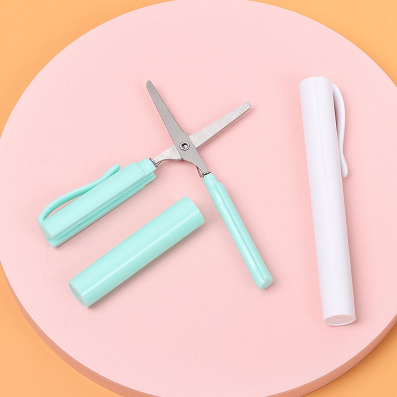 Πολυλειτουργικό Ψαλίδι Creative Pen Shape Scissors Φορητό Χρηματοκιβώτιο Πτυσσόμενο Ψαλίδι Επιστολόχαρτο DIY Χαρτοκοπτικό Εργαλείο Τέχνης Σχολικά Προμήθειες