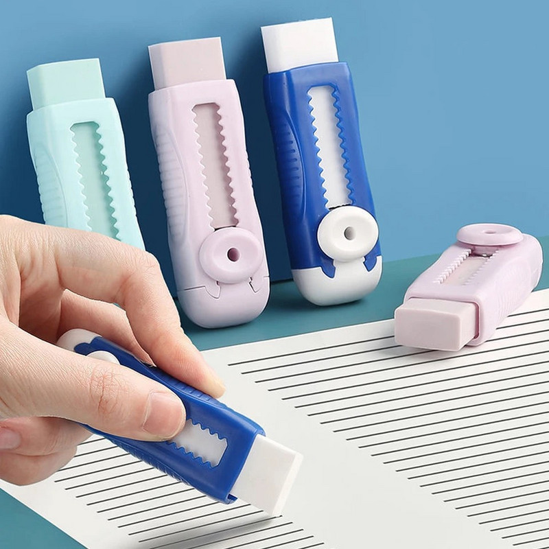 2B fehér PVC radír Tiszta és rendetlenségmentes diákvizsga irodai vázlat Puha radír rajz gumi aranyos helyhez kötött iskolai kellékek