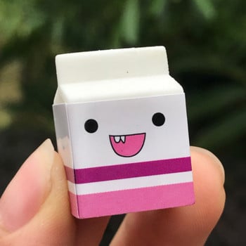 6 τμχ/συσκευασία ΝΕΑ Kawaii Cartoon Boxed Milk Biscuit Eraser Χαριτωμένα επιστολόχαρτα Σχολικά Μαθητικές Προμήθειες Υλικό για πάρτι