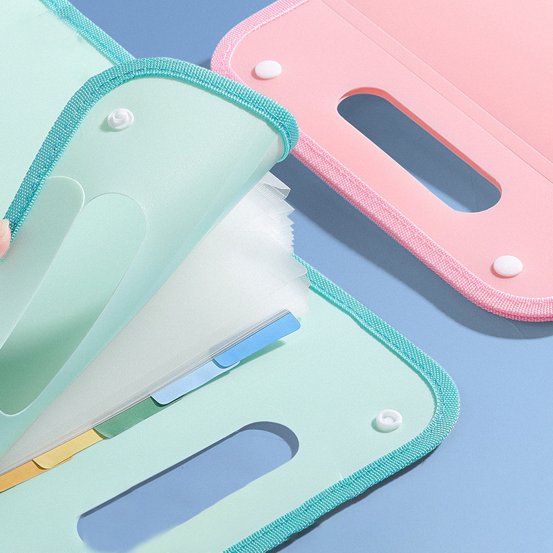 Függőleges kézi szervtáska A4-es papír irattartó nagy kapacitású többrétegű kibontható mappa Tanulói adatválogató tárolótáska