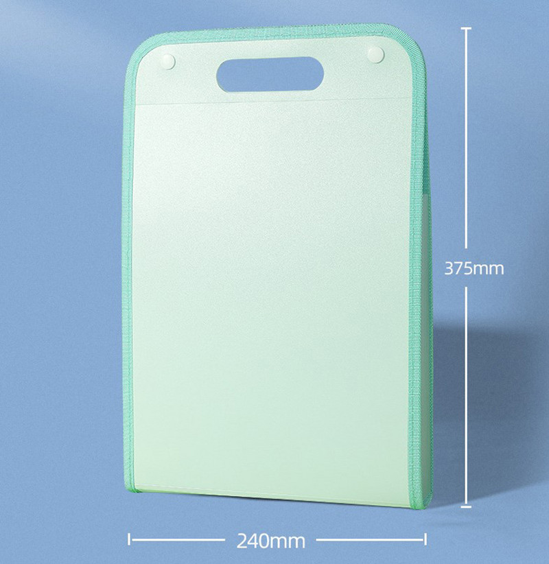 Függőleges kézi szervtáska A4-es papír irattartó nagy kapacitású többrétegű kibontható mappa Tanulói adatválogató tárolótáska