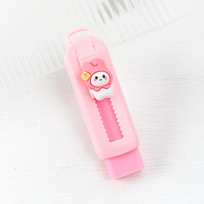 CHEN LIN Creative Push-pull Cartoon Eraser Macaron Colored Eraser Telescopic Kawaii Детски молив Eraser Студентски канцеларски материали