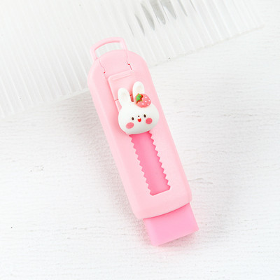 CHEN LIN Creative Push-pull Cartoon Eraser Macaron Colored Eraser Telescopic Kawaii Детски молив Eraser Студентски канцеларски материали