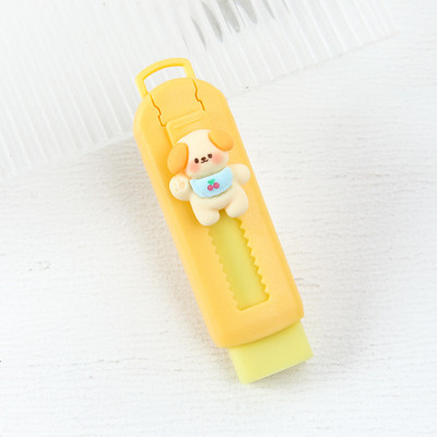 CHEN LIN Creative Push-pull Cartoon Eraser Macaron Colored Eraser Telescopic Kawaii Детски молив Eraser Студентски канцеларски материали