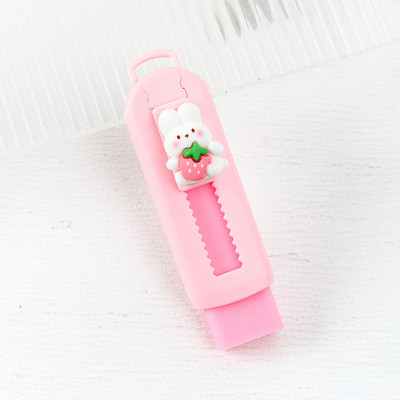 CHEN LIN Creative Push-pull Cartoon Eraser Macaron Colored Eraser Telescopic Kawaii Детски молив Eraser Студентски канцеларски материали