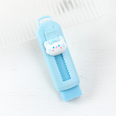 CHEN LIN Creative Push-pull Cartoon Eraser Macaron Colored Eraser Telescopic Kawaii Детски молив Eraser Студентски канцеларски материали