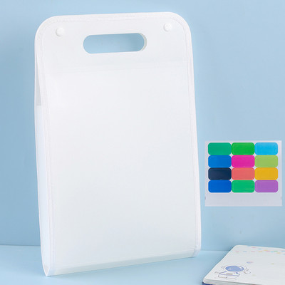 Κάθετη φορητή τσάντα οργάνων Α4 Φάκελος χάρτινου αρχείου μεγάλης χωρητικότητας Επεκτεινόμενος φάκελος πολλαπλών στρωμάτων Τσάντα αποθήκευσης ταξινόμησης δεδομένων μαθητή