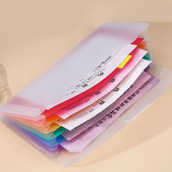 Επέκταση File Organizer Pouch Documents Storage Organ Bag Multi-layer Safe Bills folder for Letter Paper Paperwork