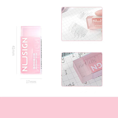 Lovely Eraser for Kids Ins Simplicity Μονόχρωμη Γόμα Διαφανής ορατή Γόμα μολυβιού Back To School Χαριτωμένα μαθητικά προμήθειες