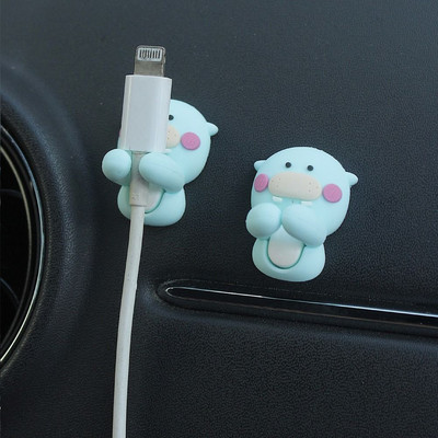 Samoljepljivi držač podatkovnog kabela, kopča, izdržljivi silikonski višenamjenski organizator kabela za punjenje, dodaci za ukrašavanje automobila