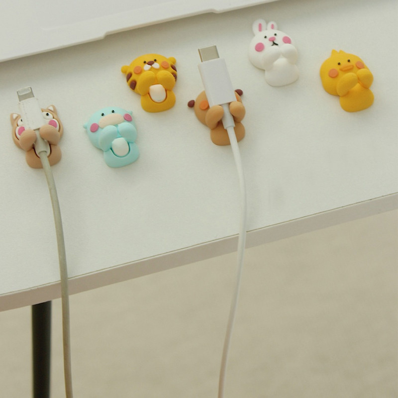 Samoljepljivi držač podatkovnog kabela, kopča, izdržljivi silikonski višenamjenski organizator kabela za punjenje, dodaci za ukrašavanje automobila