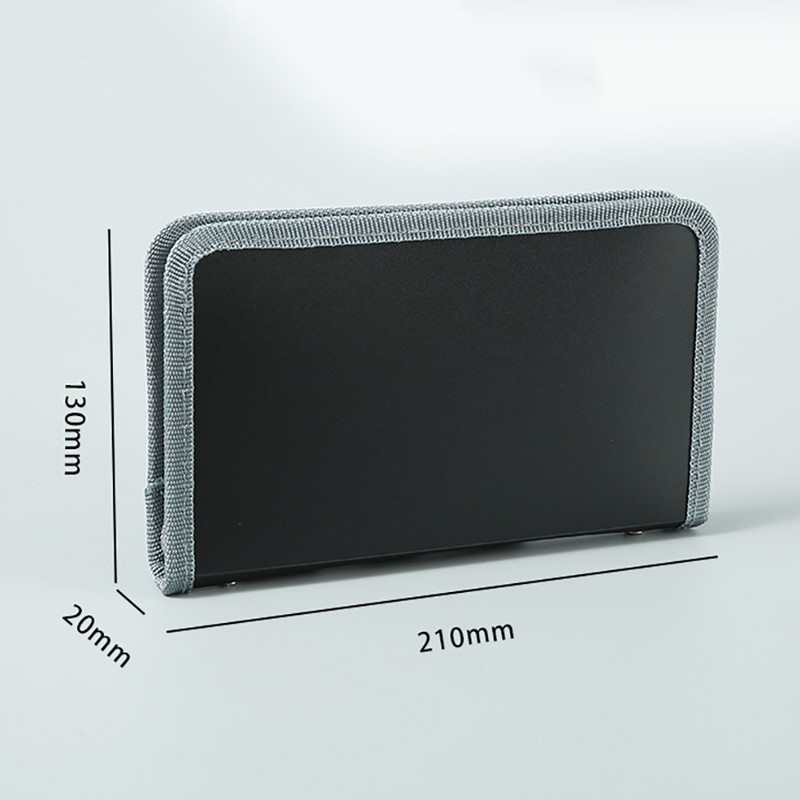 B6 Mini kibontható iratmappa Cipzáras Orgona mappa 13 elválasztó nyugtával Tárolás Többrétegű mappa