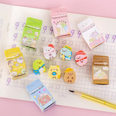 4 tk/pakk Kawaii piimakarp Sumikko Gurashi kummikustutuskumm Armsad kustutuskummid Kirjatarbed Kingitused Koolitarbed Armsad kirjatarbed