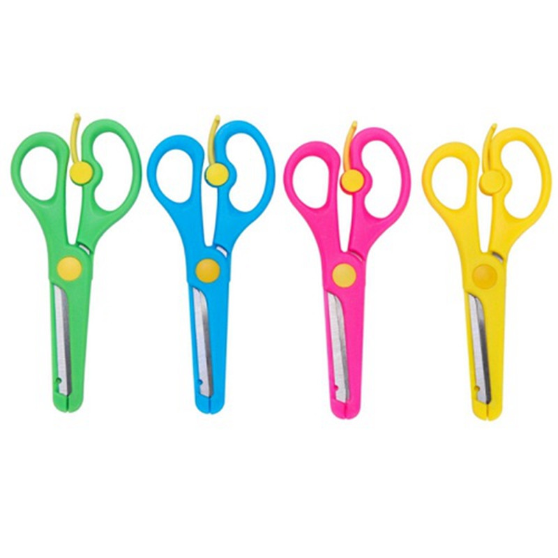 Dječje plastične sigurnosne škare Škare za obuku male djece Škare za predškolsku obuku i škare za rukotvorine Dječji rezač papira