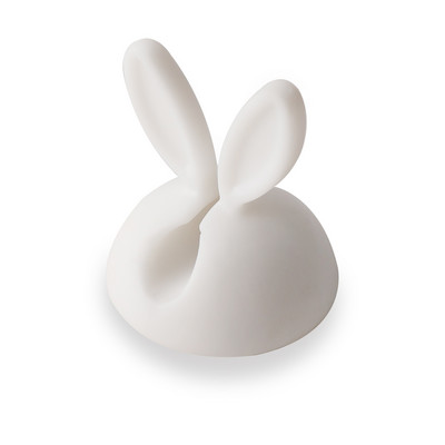 10 ΤΕΜ. Cute Rabbit Ears Cable Bobbin Winder Clip Organizer σύρμα θήκη γραφείου κορδόνι Αυτοκόλλητες βάσεις συρμάτινων κλιπ οργανωτή καλωδίων