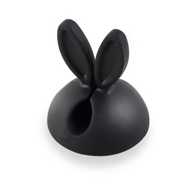 10 ΤΕΜ. Cute Rabbit Ears Cable Bobbin Winder Clip Organizer σύρμα θήκη γραφείου κορδόνι Αυτοκόλλητες βάσεις συρμάτινων κλιπ οργανωτή καλωδίων