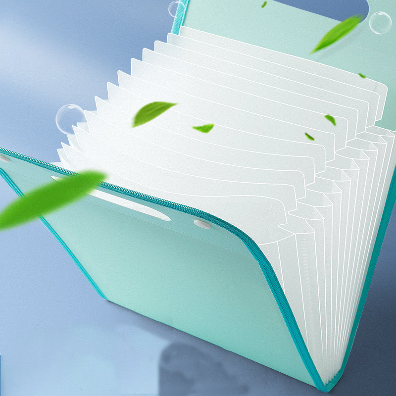 Prijenosna okomita ispitna papirnata torba za harmoniku, studentska 13-mrežna višeslojna torba za pohranu podataka, mapa velikog kapaciteta