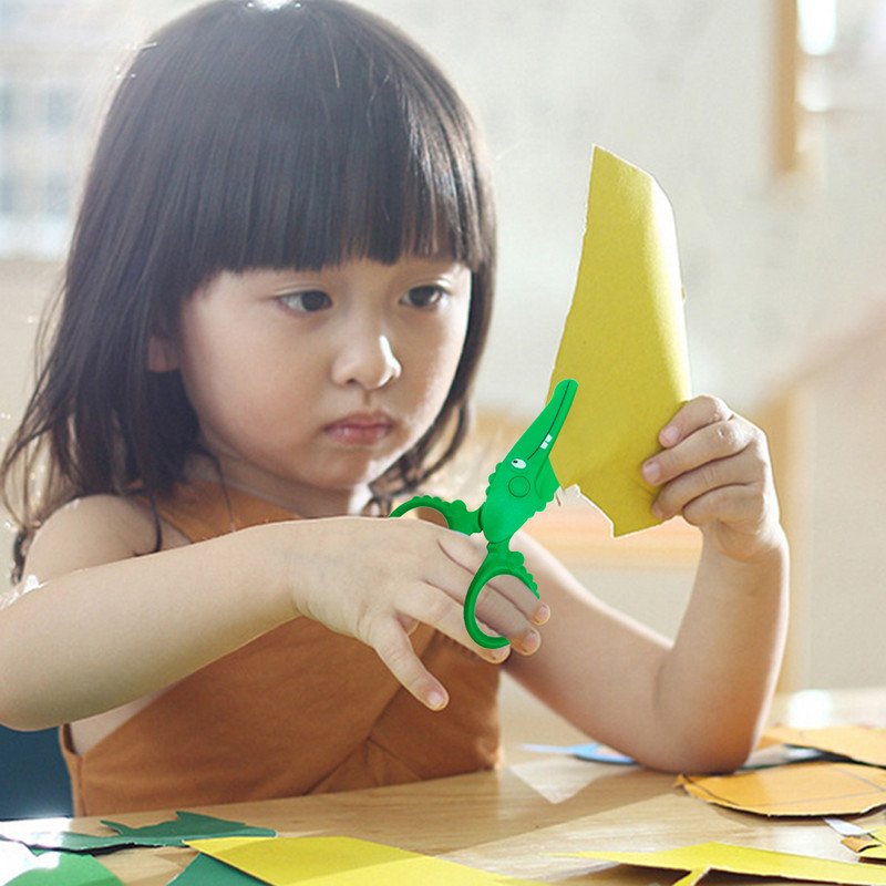 Plastmasas Drošības Šķēres Maziem Bērniem Apmācības Šķēres Papīra Griezējs Bērniem Bērniem DIY Māksla Amatniecība Maziem bērniem Apmācības Šķēres Traini