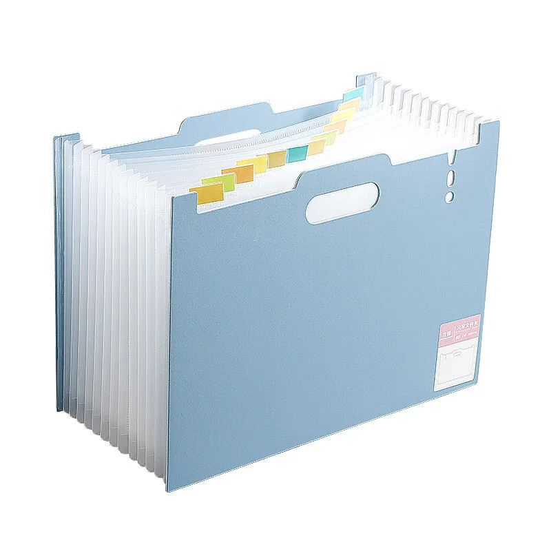 Πακέτο εξέτασης κάθετου οργάνου Αποθήκευση χαρτιού και ταξινόμηση φακέλων αρχείων πολλαπλών στρώσεων Μαθητές με τσάντα επέκτασης ταξινόμησης