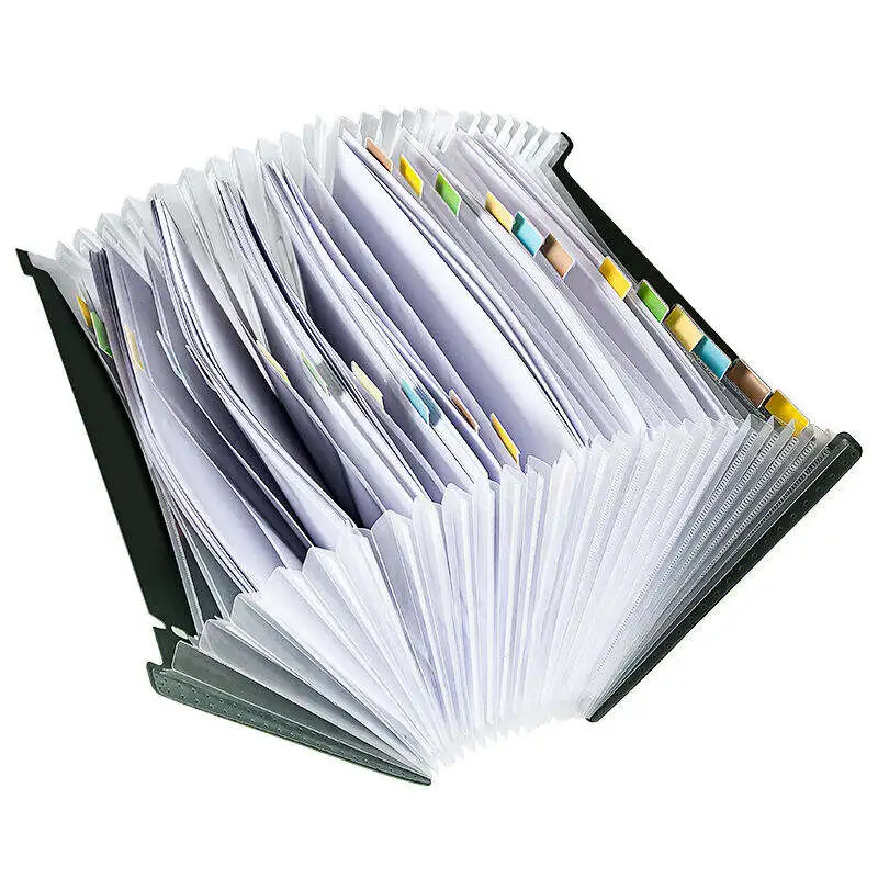 Πακέτο εξέτασης κάθετου οργάνου Αποθήκευση χαρτιού και ταξινόμηση φακέλων αρχείων πολλαπλών στρώσεων Μαθητές με τσάντα επέκτασης ταξινόμησης