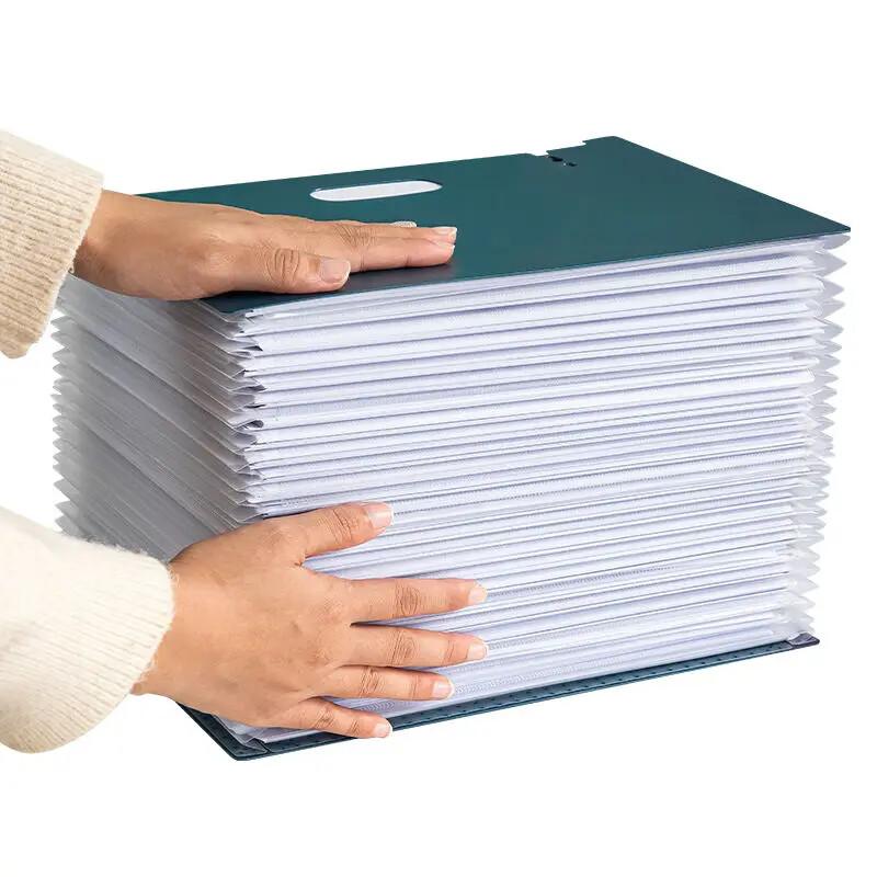 Πακέτο εξέτασης κάθετου οργάνου Αποθήκευση χαρτιού και ταξινόμηση φακέλων αρχείων πολλαπλών στρώσεων Μαθητές με τσάντα επέκτασης ταξινόμησης