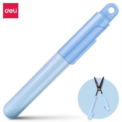 DELI Small Scissors Non Sticky Blade Paper Scissors Cutter Box Opener Scissor Stationery