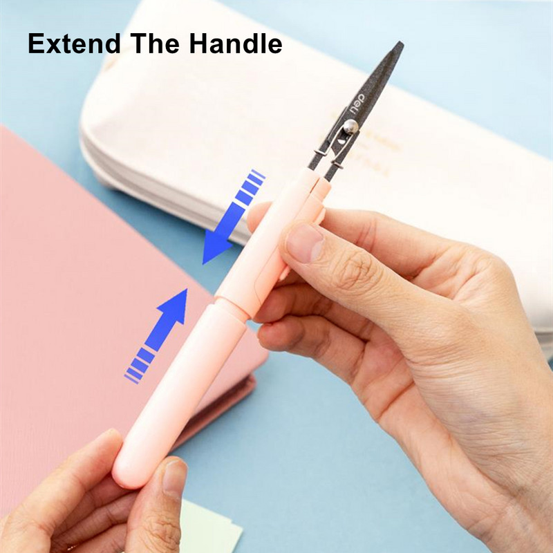DELI Small Scissors Non Sticky Blade Paper Scissors Cutter Box Opener Scissor Stationery
