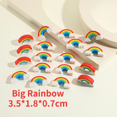 10 db/tétel Kawaii Rainbow Erasers Diákceruza Gumi Iskolai Irodaszerek Aranyos Rajzfilm Mini Szivárvány Híd Radír Gyerekeknek Ajándékok