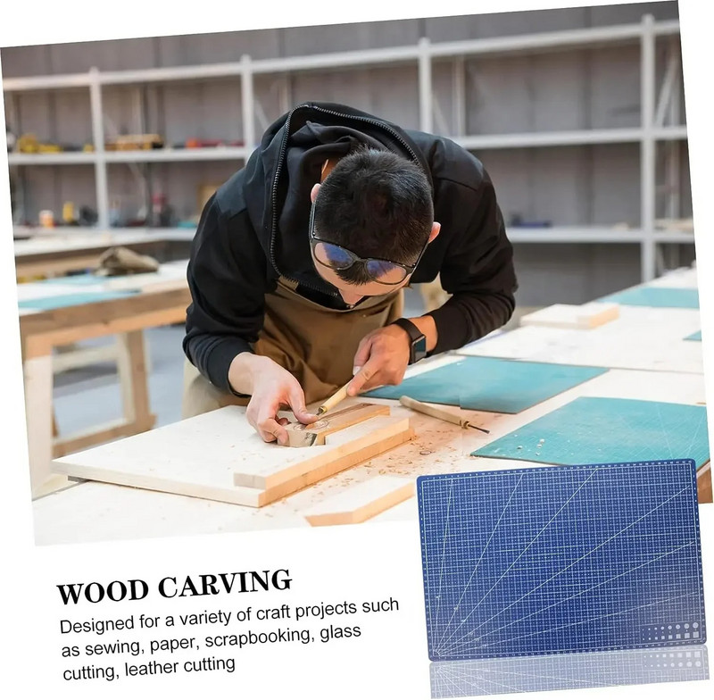 A3 A4 A5 Vágószőnyeg Kulturális és Oktatási eszköz Kétoldalas vágólap Art Gravírozótábla barkács kézzel készített művészeti kézműves eszközhöz